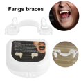 thumbnail image 2 of Dientes de Halloween Brace Safe Telescópico Abs Zombie Dientes postizos Fang para Carnaval, 2 of 5