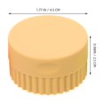 thumbnail image 2 of CTIRCHIU 4-Pack Travel Size Silicone Cream Jars Leakproof Makeup Containers for Body Lotion and Skincare, 2 of 7