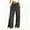 Dark Gray, variant on Wide Leg Jeans for Women High Waisted Drawstring Jeans with Pockets Elastic Waist Strechy Pull On Denim Pants