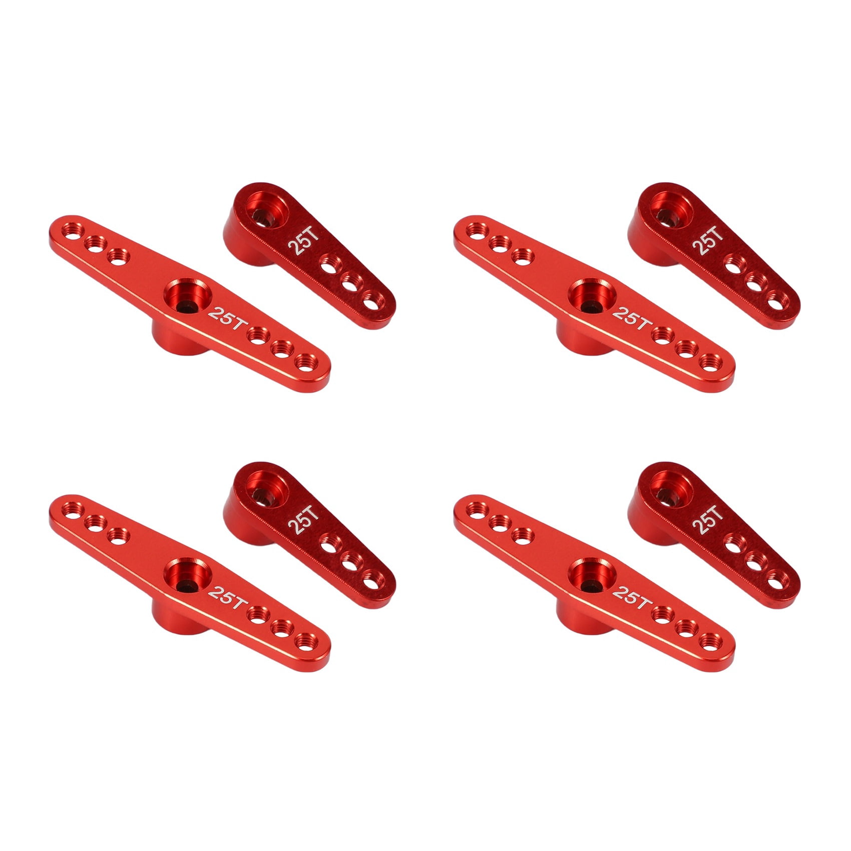 4X 25T Aluminio RC Servo Cuerno Del Brazo Para Futaba Savox Xcore HL HDHerramientas RC De Potencia Azul
