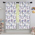thumbnail image 5 of Pink Butterfly Flower Pattern Insulated Teens Curtains Set Of 2, Bedroom Essentials, Toddler Room Decor 42"x63", 5 of 5