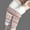 White, variant on Flash Sale!Bunenne Fleece Lined Leggings Women Thermal Leggings for Women Autumn Winter Velvet Warm Christmas Retro Printed Home Leggings Winter Pants Winter Leggings for Women Red L