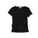 thumbnail image 1 of bar III Blusa de punto con cinturón para mujer, negro, XS, 1 of 2