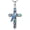Blue Jay, variant on Cross Hummingbird/Dragonfly/Cardinal Necklace 925 Sterling Silver Cross Necklace Jewelry Gifts for Women
