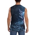 thumbnail image 4 of Balery Heart Axolotl Camisetas sin mangas para hombre, absorbe la humedad y protege contra el mal olor.-3X-Large, 4 of 7