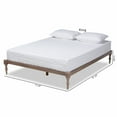 thumbnail image 2 of Baxton Studio Iseline Full Size White Finished Wood Platform Bed Frame, 2 of 10