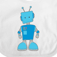thumbnail image 4 of Inktastic Blue robot Boys or Girls Baby Bib, 4 of 4