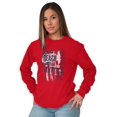 thumbnail image 3 of Reach for the Stars American Pride Plus Size Long Sleeve Graphic Tee Shirt Brisco Brands 2X, 3 of 6
