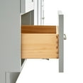 thumbnail image 5 of Ariel Hamlet 61 In. Oval Sink Vanity With 1.5 In. Carrara White Countertop In Grey, 5 of 11