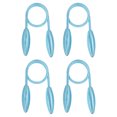 thumbnail image 1 of Unique Bargains Creative Curtain Tiebacks Clips Decorative Window Drape Twist Tie Backs, Blue 4 Pack, 1 of 6