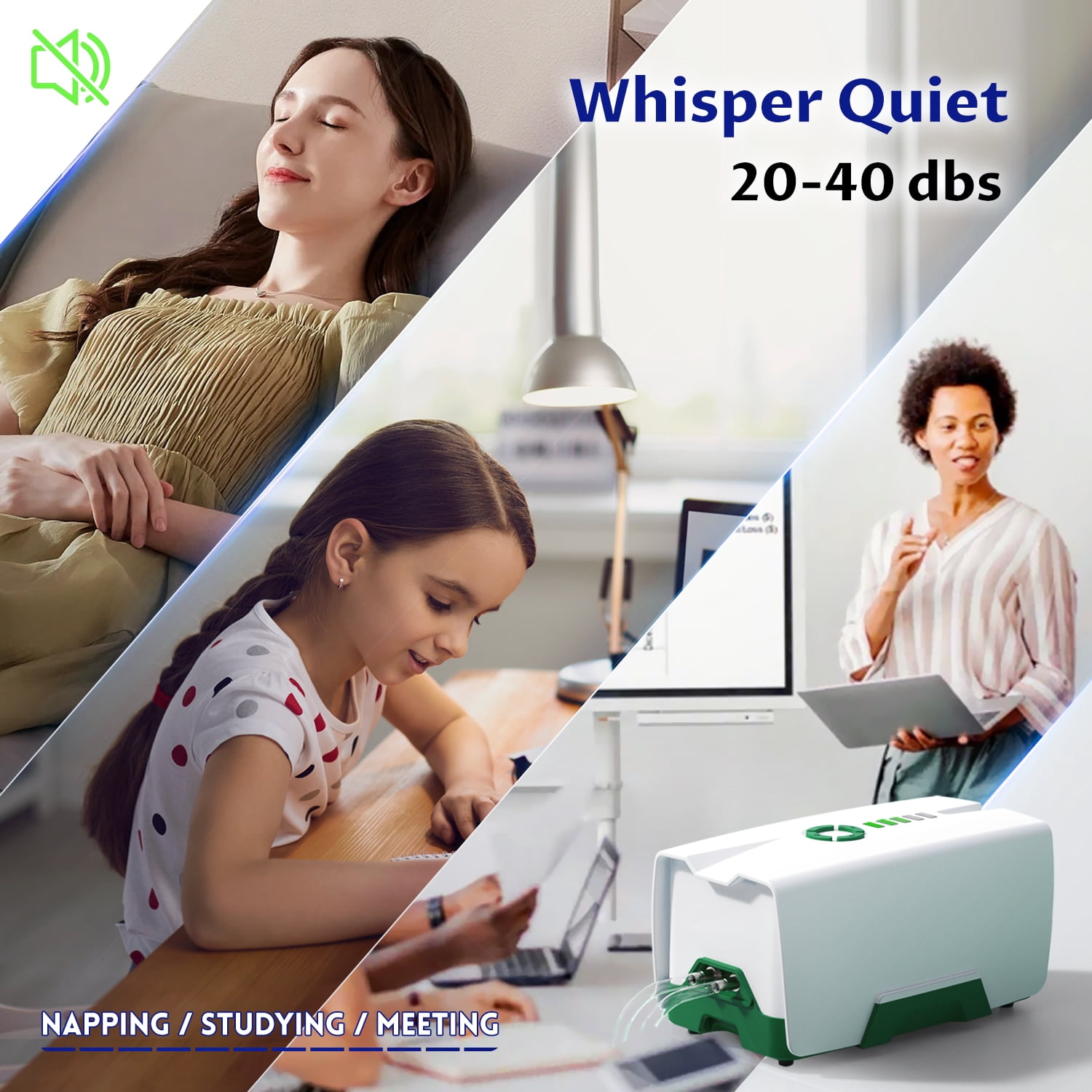 Rechargeable Whisper Quiet AC/DC Aquarium Air Pump AC Failure Sensor Aerator, Fish Tank Bait, 2 Outlets Bubbler for Fishing Outdoor, Automatic Back-Up Battery, Power Outages and Emergency