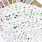 Radirus Nail Sticker Set, Nail Art Decoration for Salon and Home Use, 68 Sheets