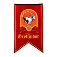 thumbnail image 1 of Banner CON*QUEST con el escudo de Gryffindor de Harry Potter, 76 x 127 cm, 1 of 5