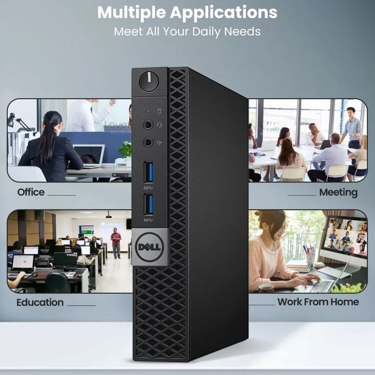 Restored Dell OptiPlex 3050 Mini Desktop PC, Intel Quad-Core i5 
