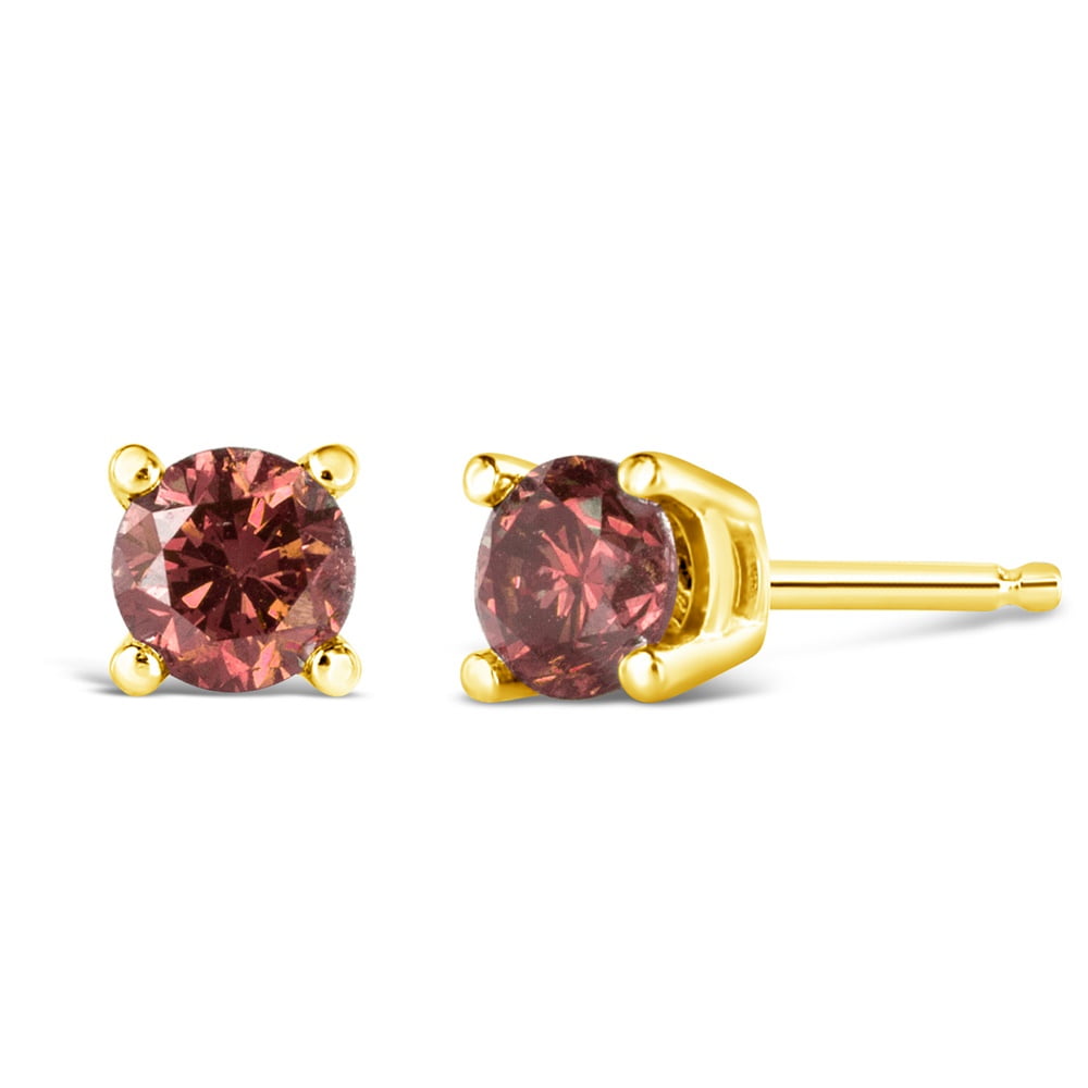 Pink Gold Diamond Necklace 0,20ct Brilliant Shape Joy