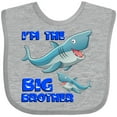thumbnail image 3 of Inktastic I'm the Big Brother Shark Boys Baby Bib, 3 of 4