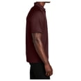 thumbnail image 3 of Yellow Rooster Men's Short Sleeve Dry Zone Raglan Male Polo Shirt Maroon M, 3 of 5