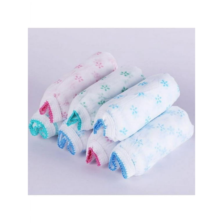 7PCS Women Disposable Underwear Cotton Travel Sterilized Panties Underpants  Clean Prenatal Postpartum Disposable Paper Underwear 