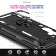 thumbnail image 7 of LeYi For Samsung Galaxy A54 Phone Case and Screen Protectors 2 Pack, Mobile Case, Black, 7 of 7