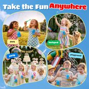 Play-Act Spill-Proof Bubble Bubbles for Kids, 2 Packs