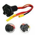 Kairuite 1224V 10AWG 3 Wire Trolling Motor Plug Receptacle Set