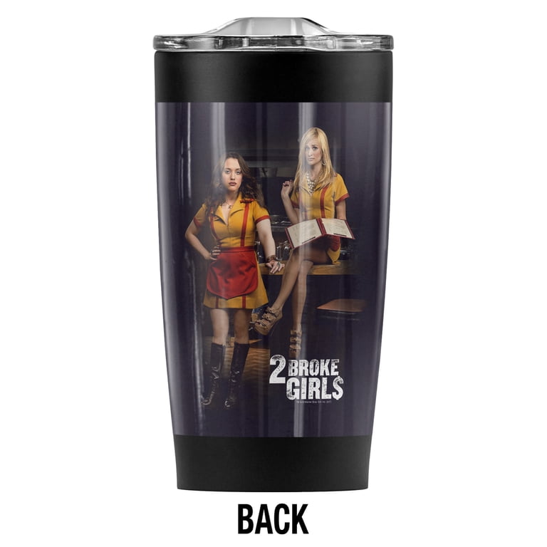 2 Broke Girls/Max & Caroline Stainless Steel Tumbler 20 oz Coffee Travel Mug /Cup, Vacuum Insulated & Double Wall with Leakproof Sliding Lid | Great for  Hot Drinks and Cold Beverages - Walmart.com