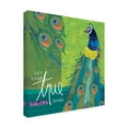 thumbnail image 2 of Trademark Fine Art 'Peacocks 3' Canvas Art by Holli Conger, 2 of 3