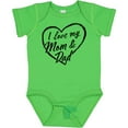 thumbnail image 3 of Inktastic I Love My Mom and Dad in Black Chalk Heart Boys or Girls Baby Bodysuit, 3 of 5