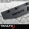 thumbnail image 3 of TrailFX Running Board ORB003 TFX Overland Running Board; Tube; Bolt On; Powder Coated; Matte Black; Steel; With Two Step Area Per Bar, 3 of 9