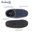 thumbnail image 3 of Wembley Men's Classic Memory Foam Padded Indoor/Outdoor Clog Slippers, 3 of 9