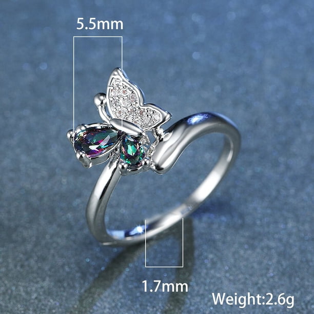 Hecate Triple Moon Ring Set Amethyst o Red Crystal Wedding Ring Unique Moon Goddess Anillos para mujeres Regalo gótico Tan Jianjun unisex
