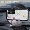 thumbnail image 3 of Car Phone Holder 360 Degree Rotation,Dashboard Cell Automobile for GPS and 4-7 inch Smartphones (Black), 3 of 5