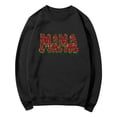 thumbnail image 3 of Mama Bright Graphic Sweatshirt Women Long Sleeve Sequin Graphic Shirts Cute Mom Crewneck Pullover Tops, 3 of 6