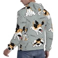 thumbnail image 6 of Sikiie Funny Beagle Active Dog Men's Hoodie, Essentials Hoodie, Sweatshirt, Pullover Hooded Sweatshirt for Men-Small, 6 of 7