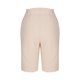 thumbnail image 4 of Pantalones de mujer con cintura elástica de mezcla de lino liso - Pantalones informales holgados con bolsillos, S-XXL, 4 of 6
