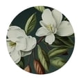 thumbnail image 4 of nygtbtfer White Magnolias Flowers Round Table Cloth, Tablecloth with Elastic Edge Fitted Table  38-42, 4 of 8