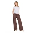 thumbnail image 2 of Forever 21 Women's Nylon Wide Leg Pant with Lace Trim, Sizes XS-XL, 2 of 5