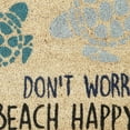 thumbnail image 3 of Split P Don't Worry Beach Happy Sea Turtle Doormat, 3 of 6
