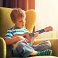 thumbnail image 2 of Mini Guitar Creative 4-String Early Educational Toy Musical Instrument for Kids, 2 of 7
