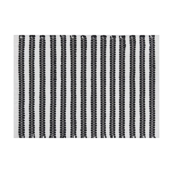 Mainstays Performance Handwoven Cotton Bath Rug, Soothing Gray, 17" x 24"