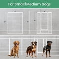 thumbnail image 4 of Parque infantil para perros Simple Deluxe, 40 cm de altura, 8 paneles, antióxido, 4 of 7