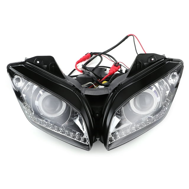 Lámpara delantera de motocicleta, conjunto de faros LED, conjunto de faros delanteros LED brillantes, rendimiento de primer nivel