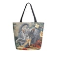 thumbnail image 2 of DIXRUYEE Tote Bag Women Weekender Travel Bag Shoulder Handbag Playful Kitten with Holiday Gifts Printed, 2 of 10
