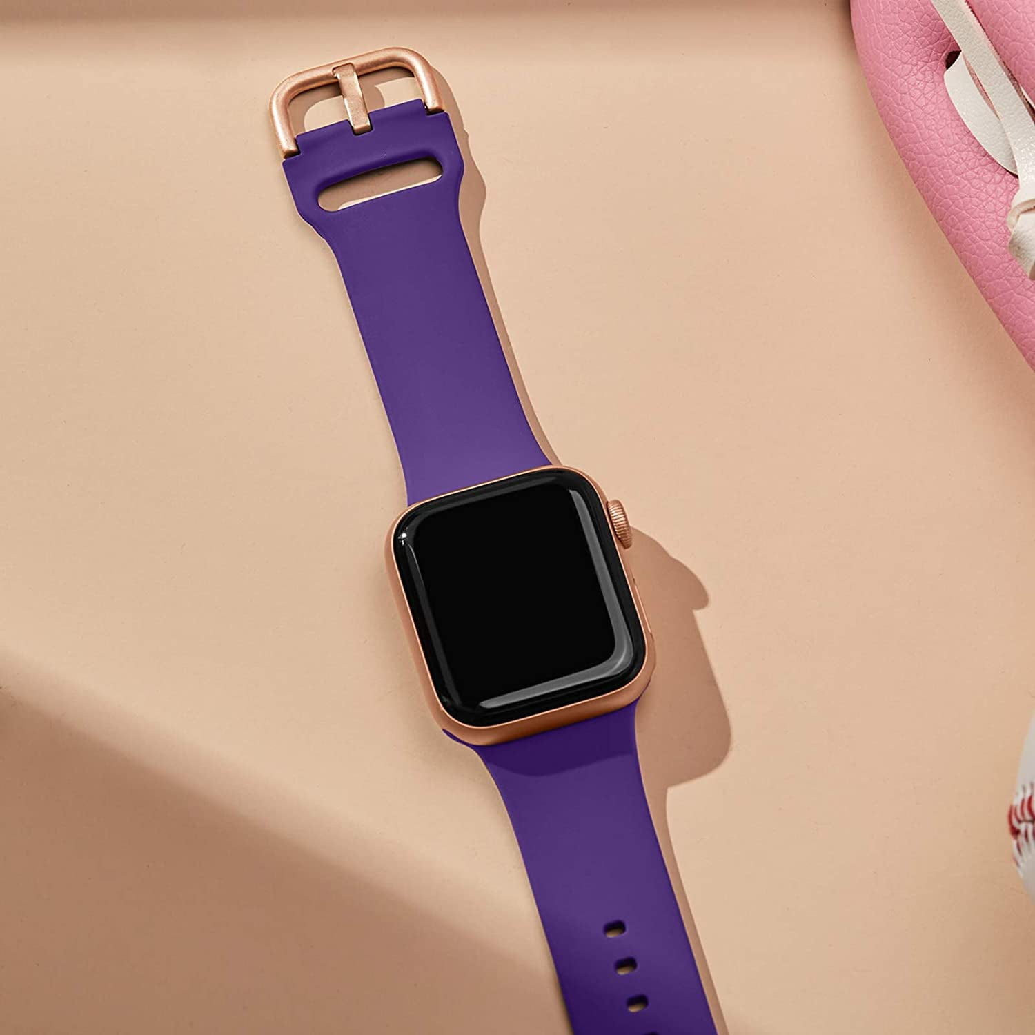 YuiYuKa Silicone strap Compatible with Apple Watch bands 45mm