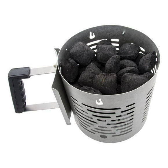 Char-Broil 8011461 Démarreur de Cheminée à Charbon Mi-Temps, Argent