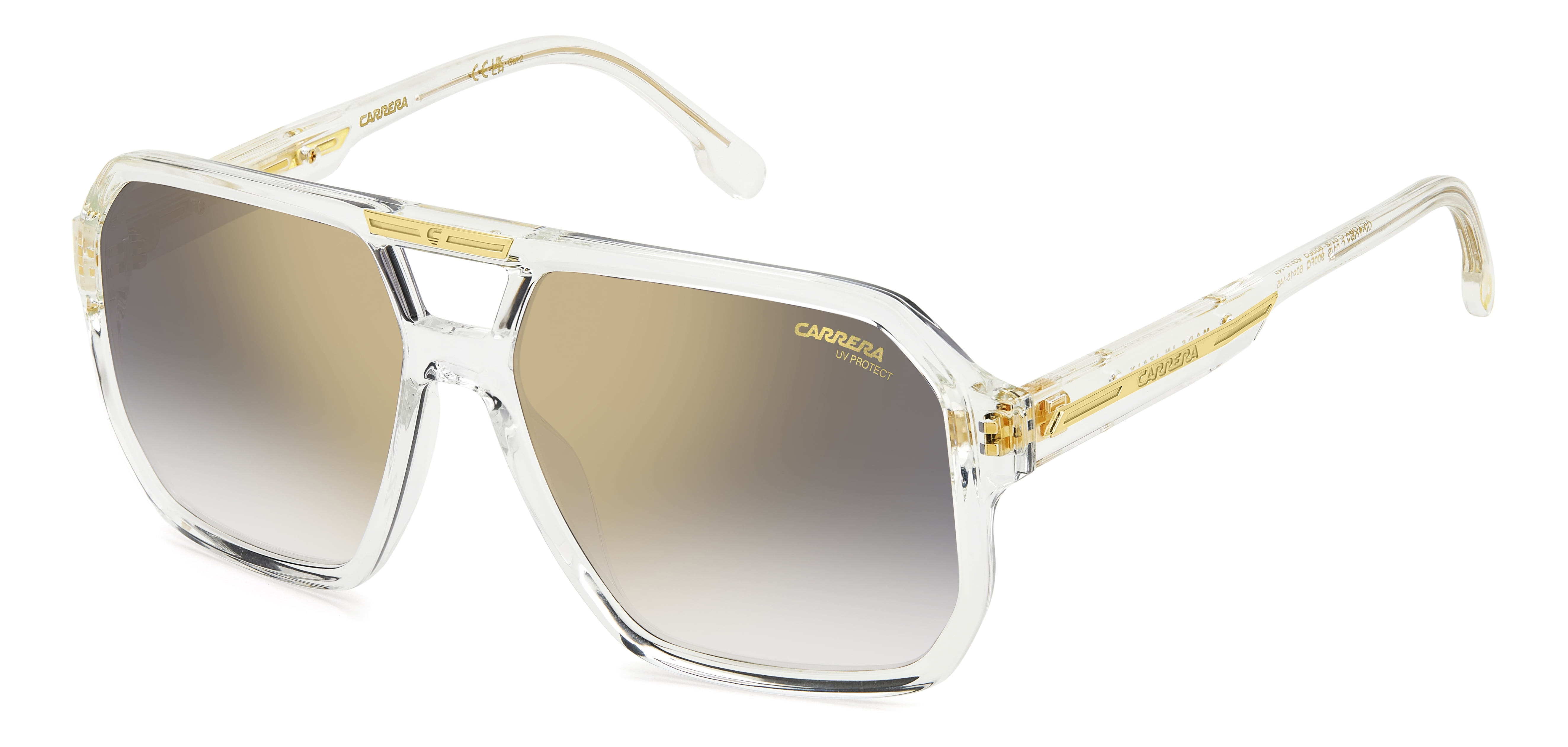 Carrera Endurance/T/S Aviator Sunglasses,Crystal White  display picture 1