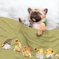 thumbnail image 3 of Rocae Sunflower Gnomes 5 for Pet Blanket Dog Blanket Cat Blanket Soft Sleep for Small Medium Pet-Medium, 3 of 8