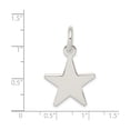 thumbnail image 3 of Sterling Silver Star Pendant Charm for Women or Unisex, Five-Point Open Design for Necklace or Bracelet, Minimalist Modern Symbol of Inspiration, Celestial Metal Jewelry for Everyday Wear, 3 of 6