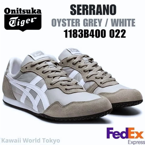 Onitsuka & Tiger SERRANO OYSTER GREY / WHITE 1183B400 022 UNISEX NEW! F/S
