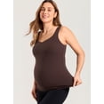 thumbnail image 4 of Maternity Nursing Tank Tops with Built in Bra Sleeveless Casual Pregnancy Shirts, 4 of 5